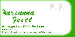marianna feitl business card